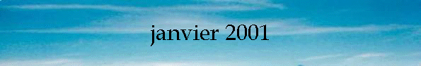 janvier 2001